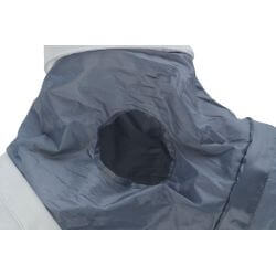 Tunnel de jeu, 4 entrées + ressort, nylon, 3 × ø 22 × 50 cm, gris foncé/gris cla