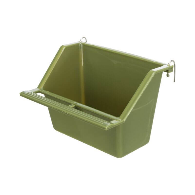 Mangeoire avec support métal, en plastique, 200 ml/11 × 9 cm, produit assorti Mangeoire avec support métal, en plastique, 200 ml/11 × 9 cm, produit assorti