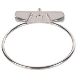 Gamelle, inox + support à suspendre, fixation vis, 600 ml/ø 12 cm