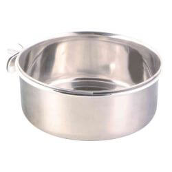 Gamelle, inox + support à suspendre, fixation vis, 900 ml/ø 14 cm