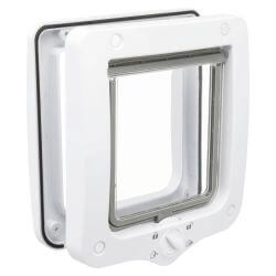 Chatière, 4 positions, 20 × 22 cm, blanc