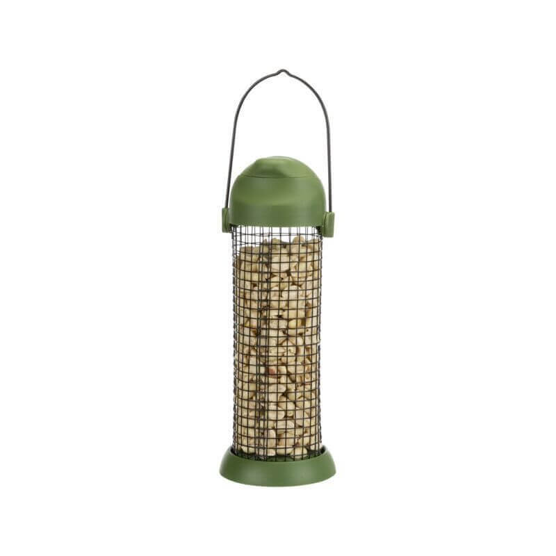 Distributeur de cacahuètes, en plastique/métal, 500 ml/22 cm, vert