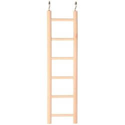 Échelle, en bois, 6 barreaux/28 cm