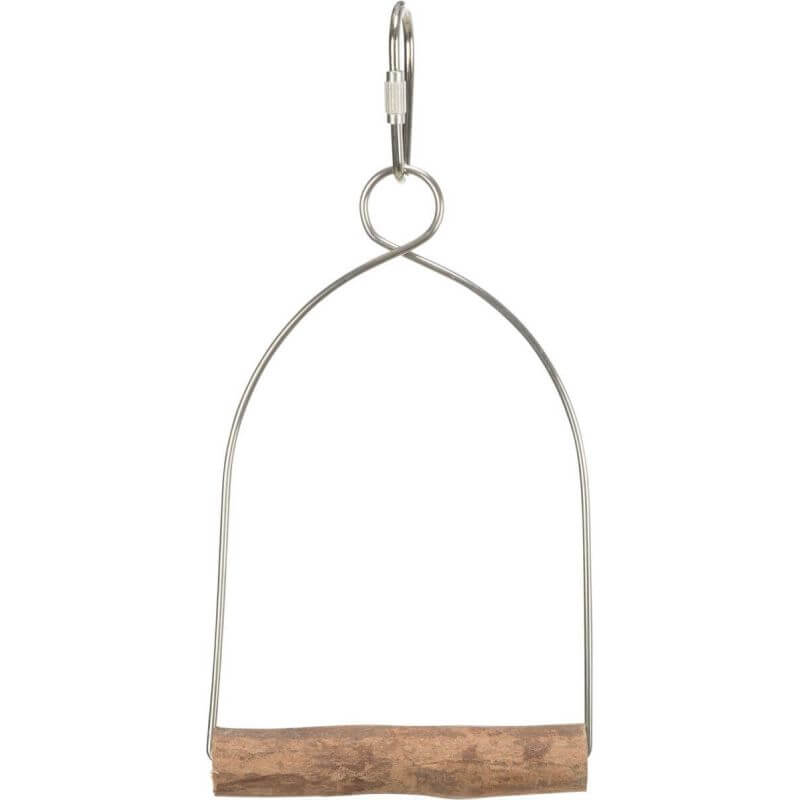 Balançoire, en métal/bois, 8 × 15 cm