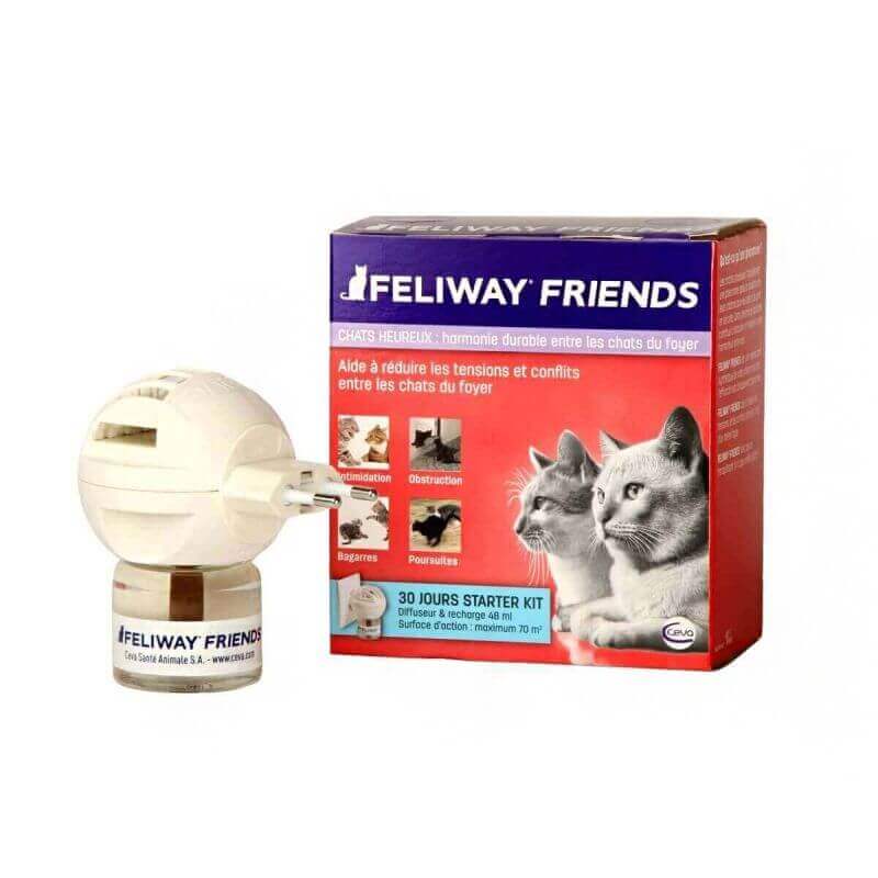 Feliway Friends Diffuseur de phéromones 48 ml pour chats - Jouets petits  animaux à la Fnac