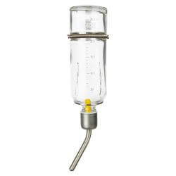 Biberon + ressort de tension/rainure/support métal, 250 ml