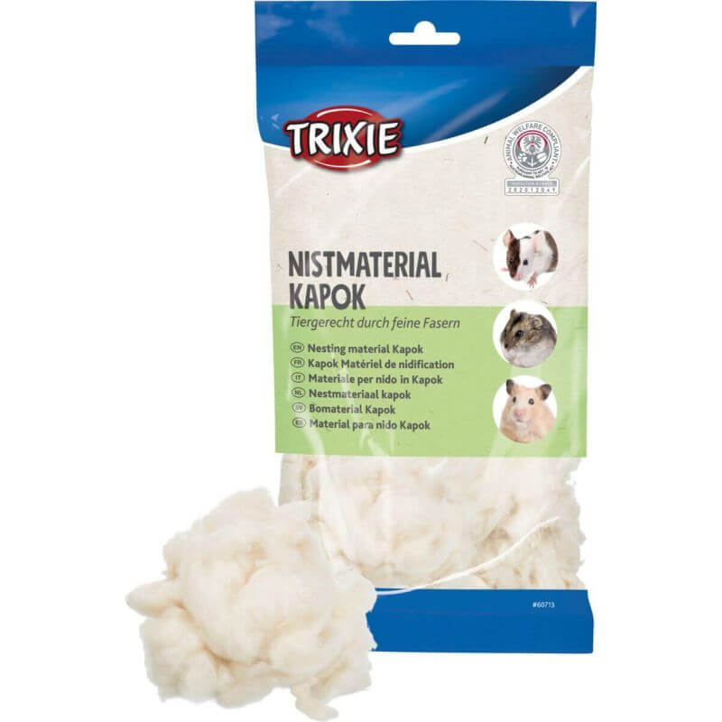 Matériaux pour nid kapok, 40 g, crème