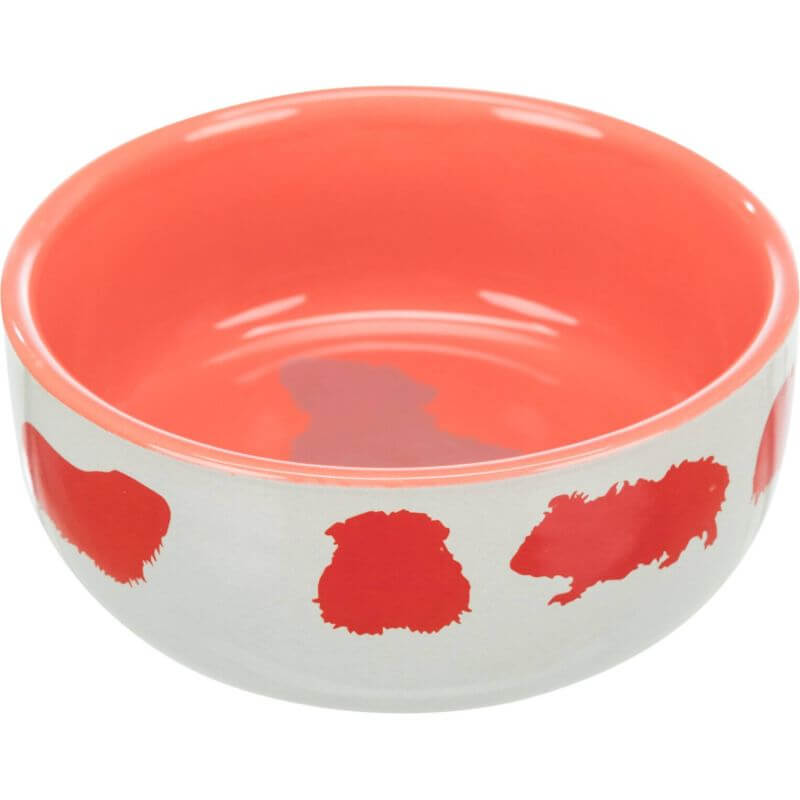 Gamelle, motif cochon d'Inde, en céramique, 250 ml/ø 11 cm Gamelle, motif cochon d'Inde, en céramique, 250 ml/ø 11 cm