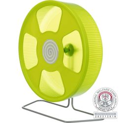 Roue d'exercice, pied/fixation vis, souris, plast., ø 20 cm