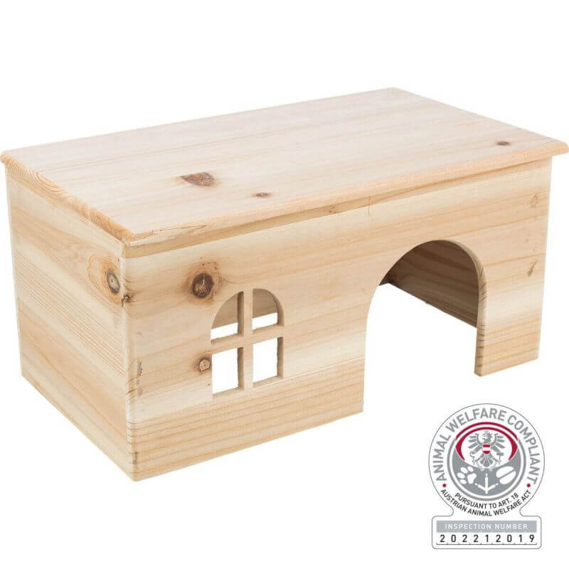 Maison, sans clou, lapins nains, en bois, 40 × 20 × 23 cm