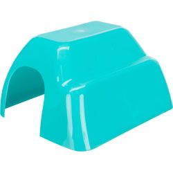 Maison, lapins nains, en plastique, 29 × 19 × 33 cm