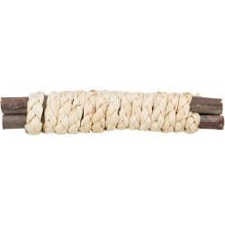 Bâtonnets en bois avec paille, 15 × 3 cm