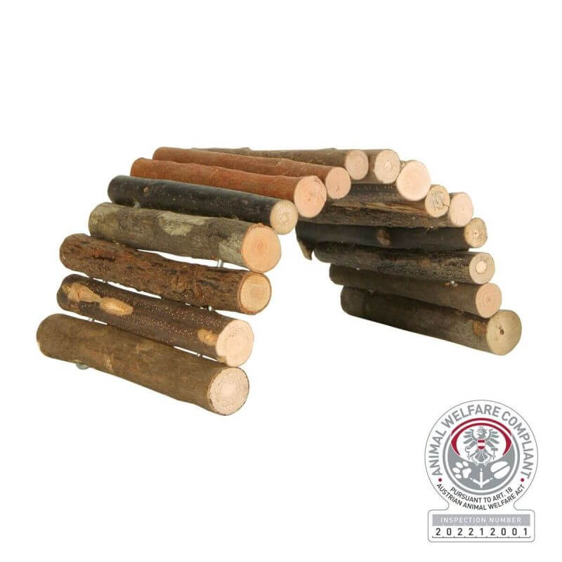 Pont, flexible, hamster, en bois d'écorce, 22 × 10 cm Pont, flexible, hamster, en bois d'écorce, 22 × 10 cm
