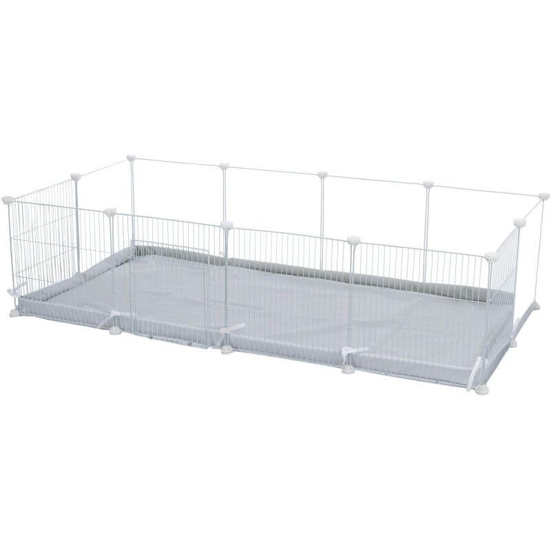 Enclos intérieur, en métal/plastique, 140 × 35 × 70 cm, blanc Enclos intérieur, en métal/plastique, 140 × 35 × 70 cm, blanc