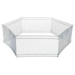 Base pour enclos intérieur _62460, 140 × 70 cm, gris/blanc