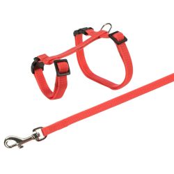 Harnais avec laisse, lapin, 25–44 cm/10 mm, 1,25 m