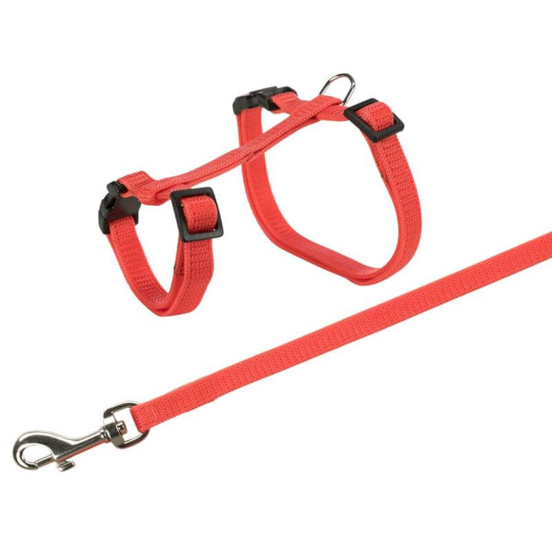 Harnais avec laisse, lapin, 25–44 cm/10 mm, 1,25 m Harnais avec laisse, lapin, 25–44 cm/10 mm, 1,25 m