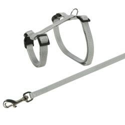 Harnais avec laisse, lapin, 25–44 cm/10 mm, 1,25 m