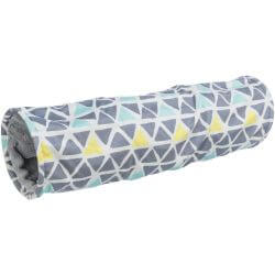 Tunnel douillet Sunny, en peluche, ø 19 × 70 cm, multicolore/gris