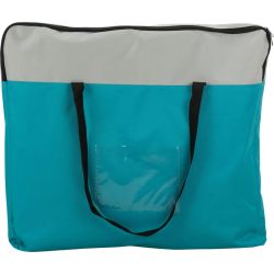 Enclos + filet/base, cochons d'Inde, en polyester, ø 130 × 55 cm, turquoise/gris