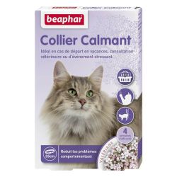 Collier calmant NoStress, à base de Valériane pour chat - 35 cm