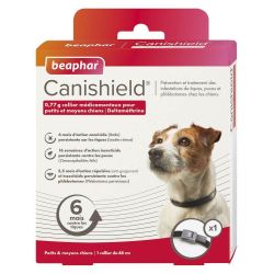 CANISHIELD® 0,77 g collier médicamenteux pour petits et moyens chiens à la deltaméthrine - x 1 collier 48 cm