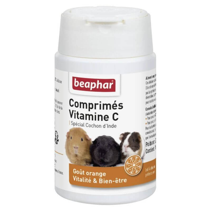 Comprimés de Vitamine C pour cochons d’Inde - 100 comprimés