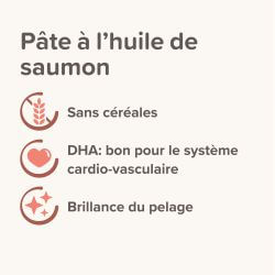 Pâte à l’huile de saumon, spécial beauté du pelage pour chats – 100 g