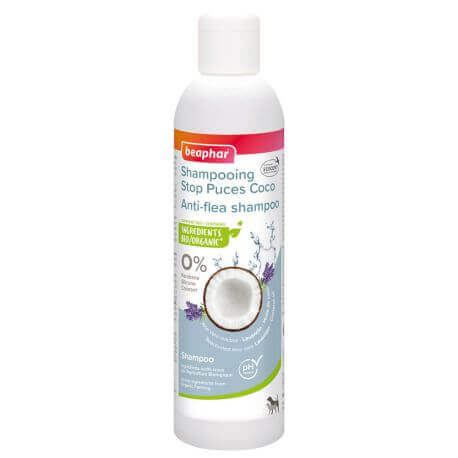 Beaphar shampooing Stop Puces Coco ECOCERT pour chien et chat - 250 ml