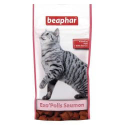 EXO'POILS goût saumon, friandises au Malt pour chats - 35g