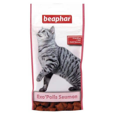 EXO'POILS goût saumon, friandises au Malt pour chats - 35g EXO'POILS goût saumon, friandises au Malt pour chats - 35g