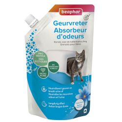 Absorbeur d'odeurs, granulés pour litière parfum fraîcheur - 400 g