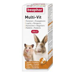 MULTI-VIT, 12 vitamines pour lapins et rongeurs - 50 ml