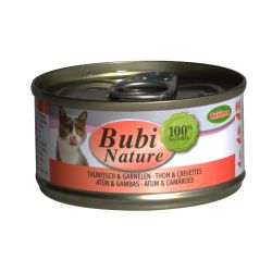 BUBI NATURE CHAT THON/CREVETTES 140G
