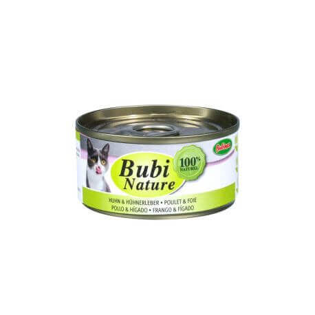 BUBI NATURE CHAT POULET/FOIE 70G