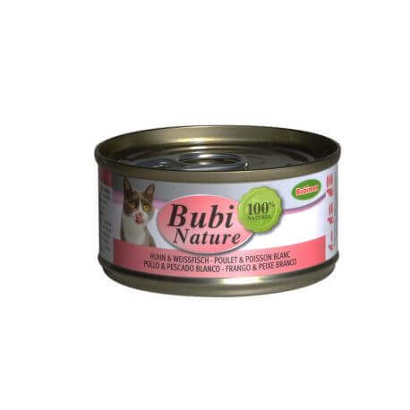 BUBI NATURE CHAT POULET ET CREVETTES 70GR BUBI NATURE CHAT POULET ET CREVETTES 70GR