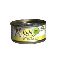 BUBI NATURE CHAT POULET ET FROMAGE 70GR