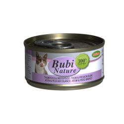 BUBI NATURE CHAT THON ET POISSON BLANC 70GR