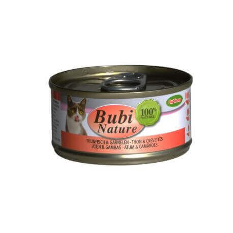 BUBI NATURE CHAT THON ET CREVETTES 70GR BUBI NATURE CHAT THON ET CREVETTES 70GR