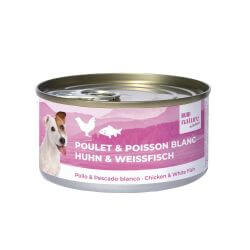 BUBI NATURE CHIEN POULET/POISSON BLANC 70G