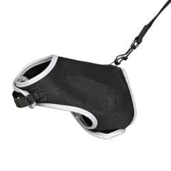 Harnais doux, chats, avec laisse, 24–42 cm, 1,20 m