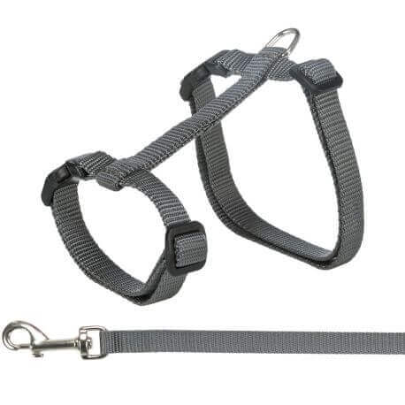 Harnais chat avec laisse XXL, 34–57 cm/13 mm, 1,20 m Harnais chat avec laisse XXL, 34–57 cm/13 mm, 1,20 m