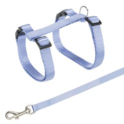Harnais chat avec laisse, 27–45 cm/10 mm, 1,20 m