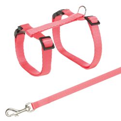 Harnais chat avec laisse, 27–45 cm/10 mm, 1,20 m