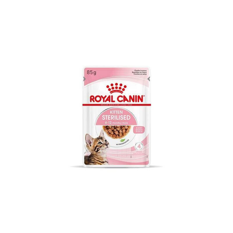 KITTEN STERILISED SAUCE 12X85G KITTEN STERILISED SAUCE 12X85G