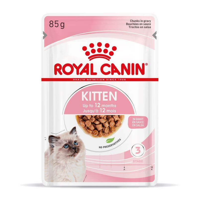 Royal Canin Kitten en sauce 12x85g Royal Canin Kitten en sauce 12x85g
