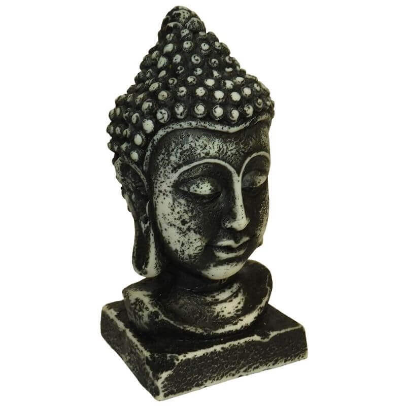 FIGURINE AQUA BOUDDHA TEMPLE 12X6X7CM TYROL