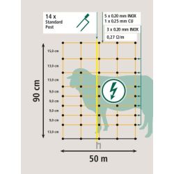 FILET MOUTON OVINET 90CM X 50M