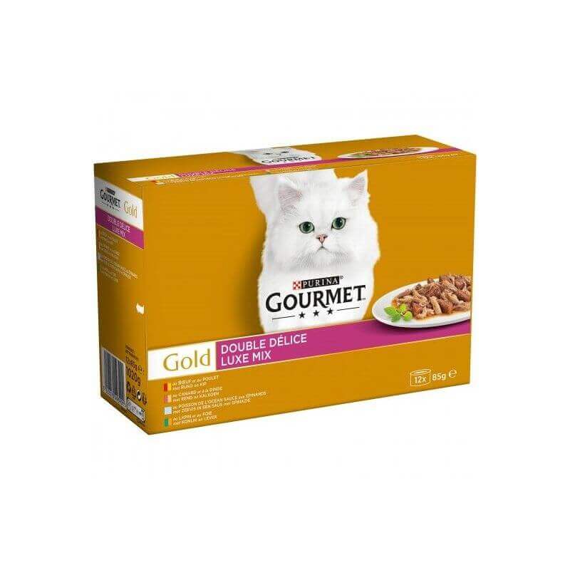 GOURMET GOLD Double Délice 12x85g