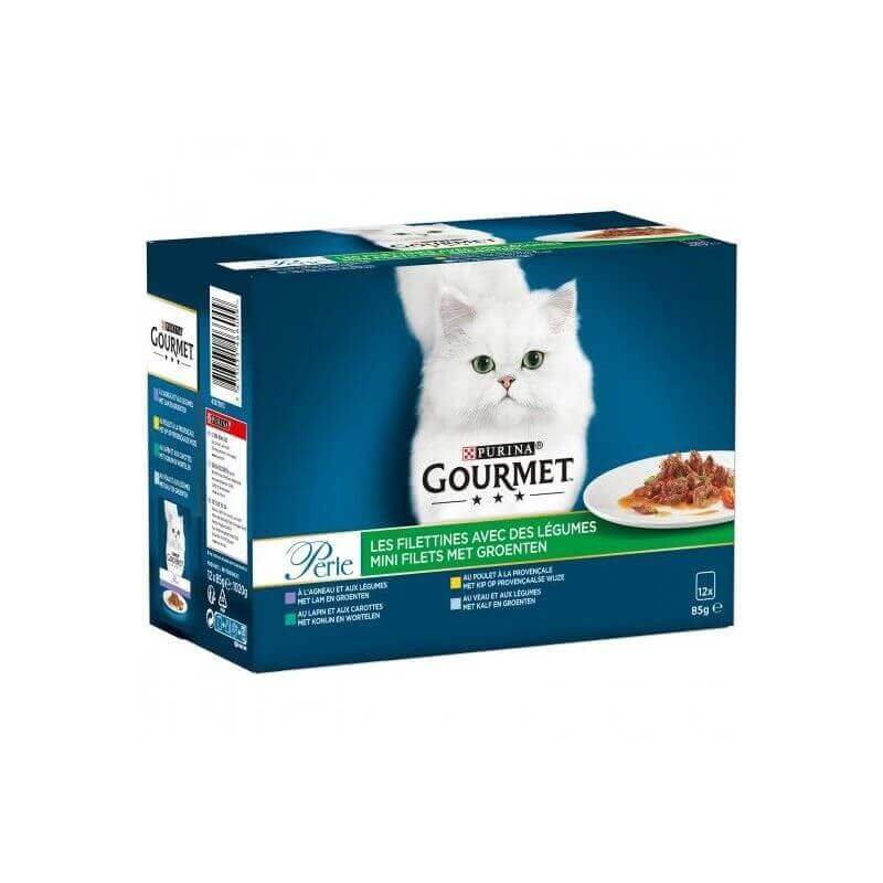 GOURMET Perle Filettines Légumes 12x85g